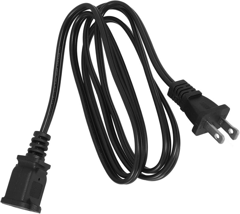 1.5m Power Extension Cable Heavy Duty Cord with Dual Design for Compatibility for Home Office and Dorm Use - Image 1