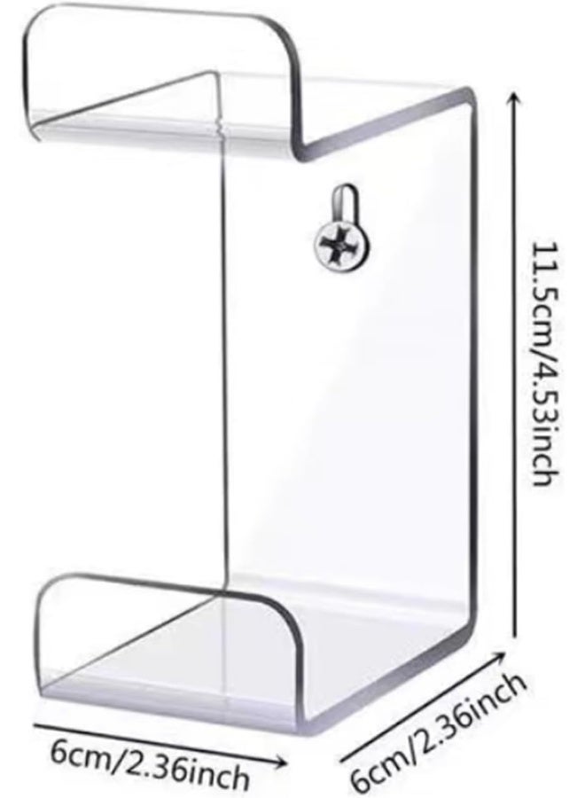 TPGP 2Pcs Acrylic Game Controller And Headphone Holders, Universal Dual Stand, Display Stand (Black) - Image 2