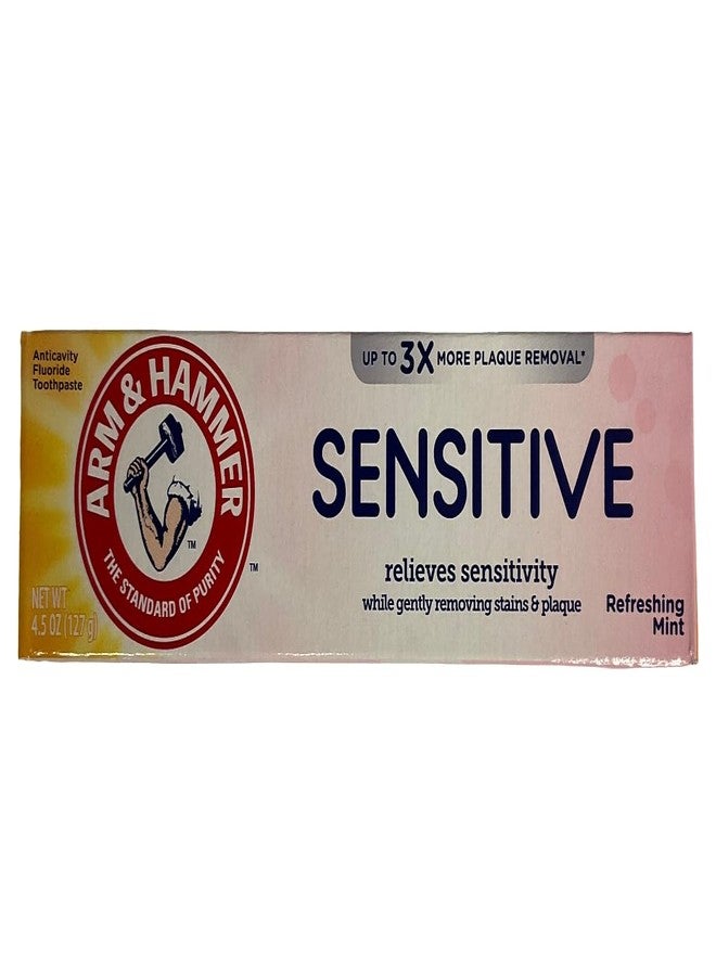 Arm & Hammer Arm Hammer Sensitive Orajel Enamel Strengthening Toothpaste Frosted Mint 4.5 Ounce - Image 1