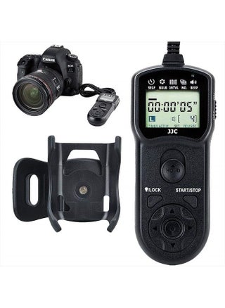 Timer Remote Control Shutter Release for Canon EOS R3 R5C R5 C 6D 7D Mark II, 5D Mark IV III II 5Ds 5DsR, 1DX Mark II, 1Ds Mark III II, 1D Mark IV III II, 1DC 50D 40D 30D as Canon RS-80E3 TC-80N3 - pzsku/ZCC0439E1BB8A66467D84Z/45/_/1684224579/05457c5a-5668-4e46-8b26-41be7d2f06bf