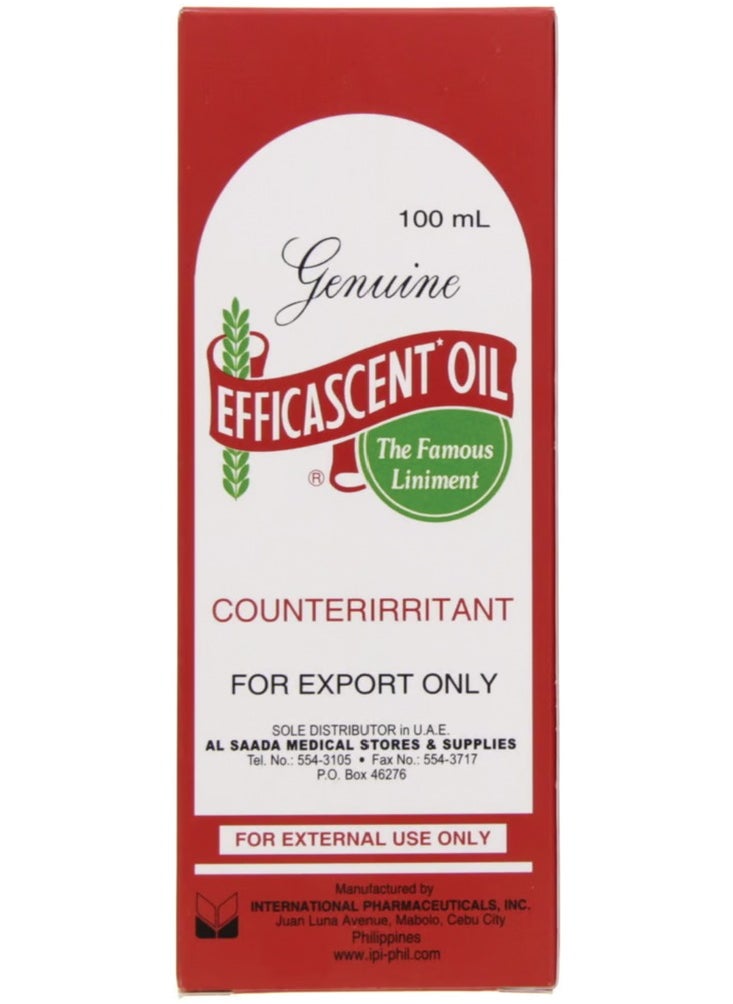 Efficascent Oil Counterirritant 100ml - pzsku/ZCC043D8921024454FA38Z/45/_/1709997319/4d780837-cea1-4837-87de-5502665e0a13