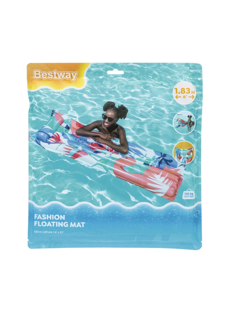 Bestway Bestway® 6' x 27"/1.83m x 69cm Fashion Floating Mat  - Image 1