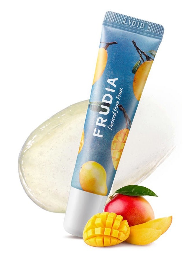 frudia WELCOS FRUDIA Mango Honey Lip Mask - Tinted Moisturizing Balm for Women | Plumping Overnight Mask for Dry Lips (0.33oz) - Image 1
