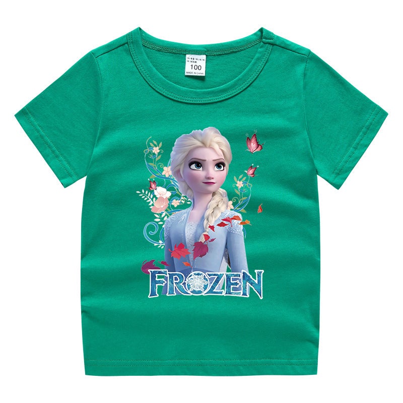 2023 New Children'S Wear Children'S Summer Short-Sleeved T-Shirt Boys And Girls Cotton Base Shirt Baby'S Half-Sleeved T-Shirt Children'S Top - Image 1