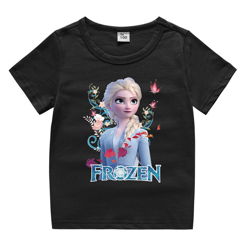 2023 New Children'S Wear Children'S Summer Short-Sleeved T-Shirt Boys And Girls Cotton Base Shirt Baby'S Half-Sleeved T-Shirt Children'S Top - Image 5