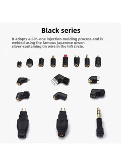 Generic Okcsc IE80S To MMCX Pin Conversion Plug IE80 IE8I Male Turnkey Shure Integrated Earphone Cable-Color:IE80 Revolution MMCX Female Black  - Image 4