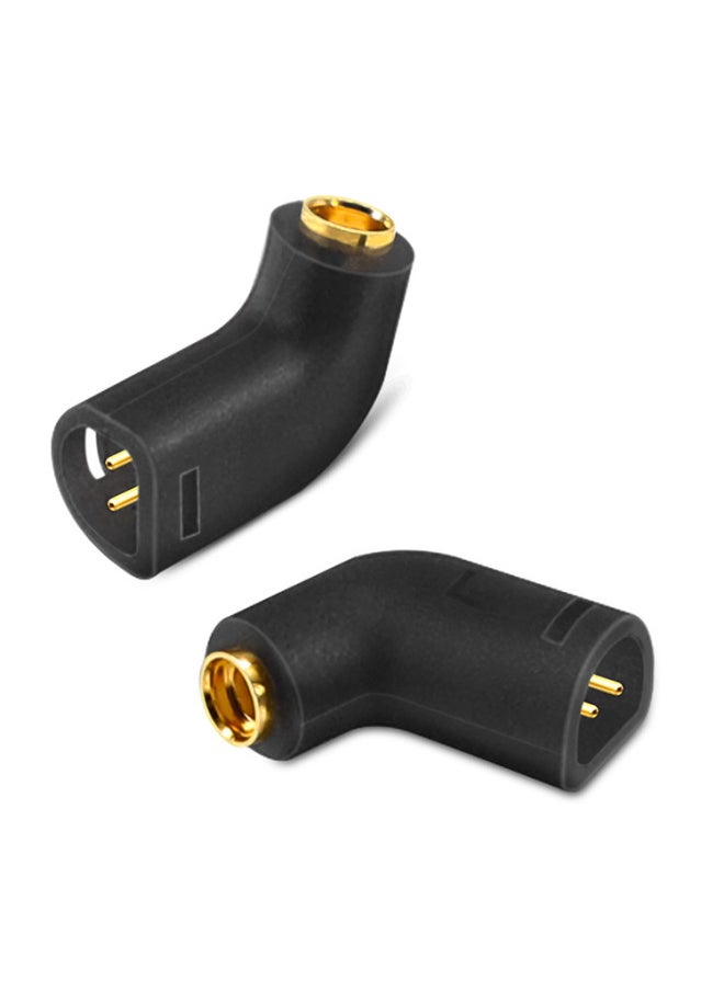 Generic - Okcsc IE80S To MMCX Pin Conversion Plug IE80 IE8I Male Turnkey Shure Integrated Earphone Cable-Color:IE80 Revolution MMCX Female Black - Image 1