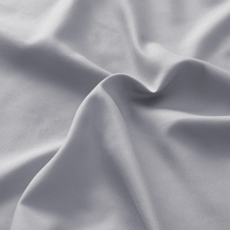 Comfort Spaces CS20-0120 Microfiber Set 14" Deep Pocket, Wrinkle Resistant All Around Elastic-Year-Round Cozy Bedding Sheet, Matching Pillow Cases, Full, Light Gray - Image 5