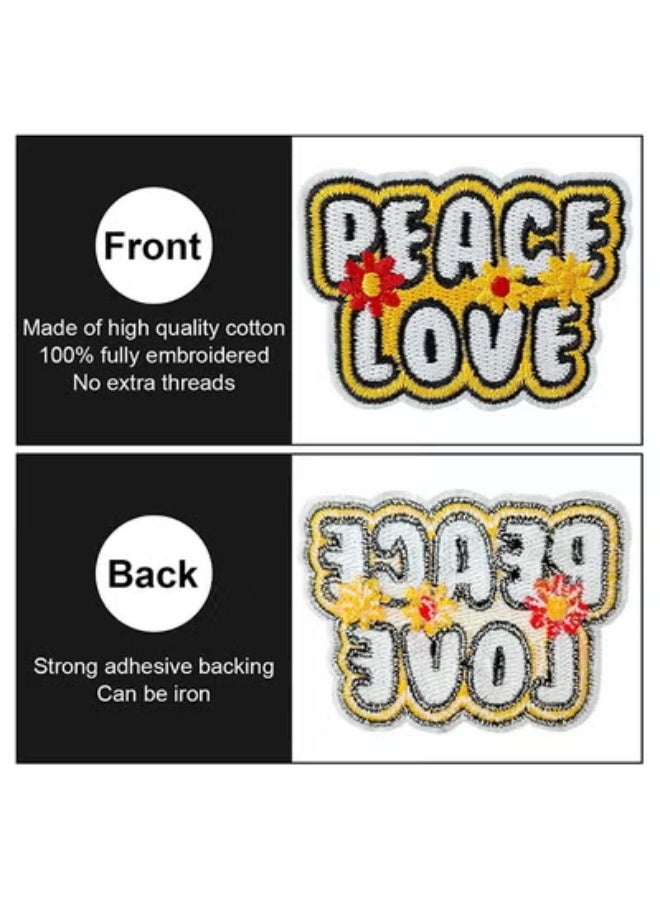 fantasize Colorful Vintage Style Iron on Patches, Embroidered Iron/Sew Patches, Cute Applique Patches for Clothing, Jackets, Hats, Backpacks, Jeans - Image 4