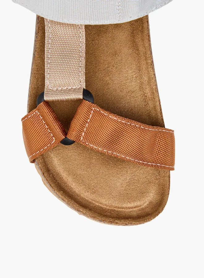 LBL by Shoexpress BROWN Boys Hook And Loop Sandals for Men | Best Price UAE