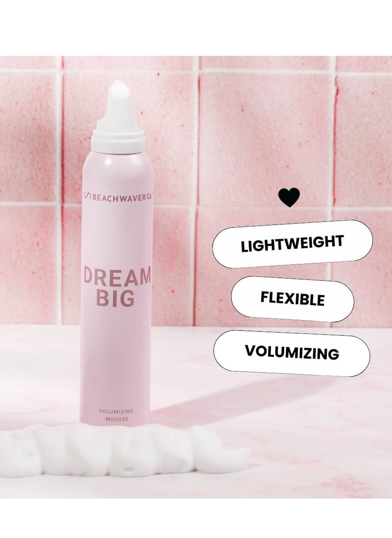 Beachwaver - Beachwaver Dream Big Volumizing Mousse - Lightweight and Flexible Hair Mousse for Volume and Hold - Add Fullness to Damp or Dry Hair - Vegan (7 Fl Oz) - Image 1
