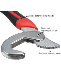 Gopinath Autolink Gopinath Autolink Stainless Steel Multi Function Socket Adjustable Universal Wrench Spanner Set Tools Snap and Grip Open End Snap N Grip Tool Spanner 9Mm to 32 Mm Works Set of 2 Piece  - Image 5
