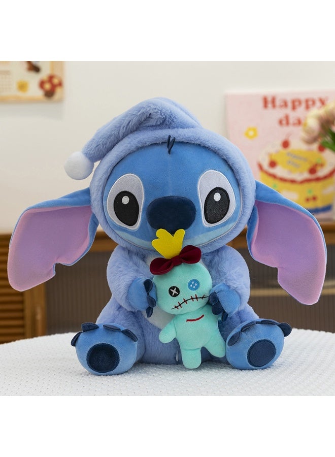 ستيتش 30 سنتيمتر الكرتون الأزرق غرزة أفخم دمية أفخم لعبة غرفة الديكور دمية لينة لهدايا الأطفال هدايا الحفلات