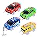INLAIER Track Cars Only Replacement Glow in The Dark with 5 Flashing LED Lights Light Up Tracks Cars Flex Race Car Compatible with Most Race Tracks for Kids 4pack with Screwdriver - Image 3