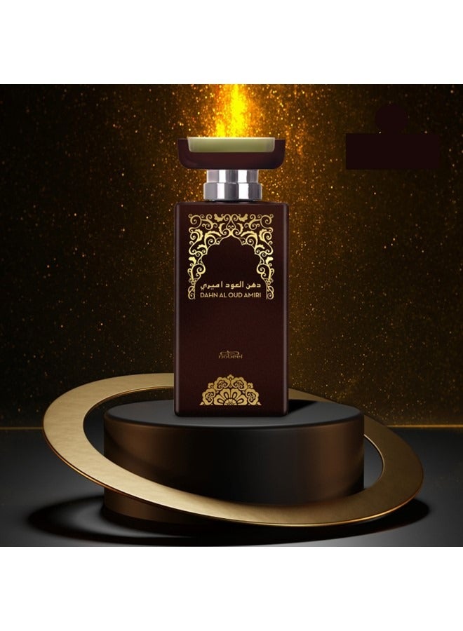 Nabeel Dahn Al Oud Antar Gold 24k Oody Woody Dahn Al Oud Amiri Desert Leather Eau De Parfum 100 ML - Trendy Collection Perfumes - Image 4