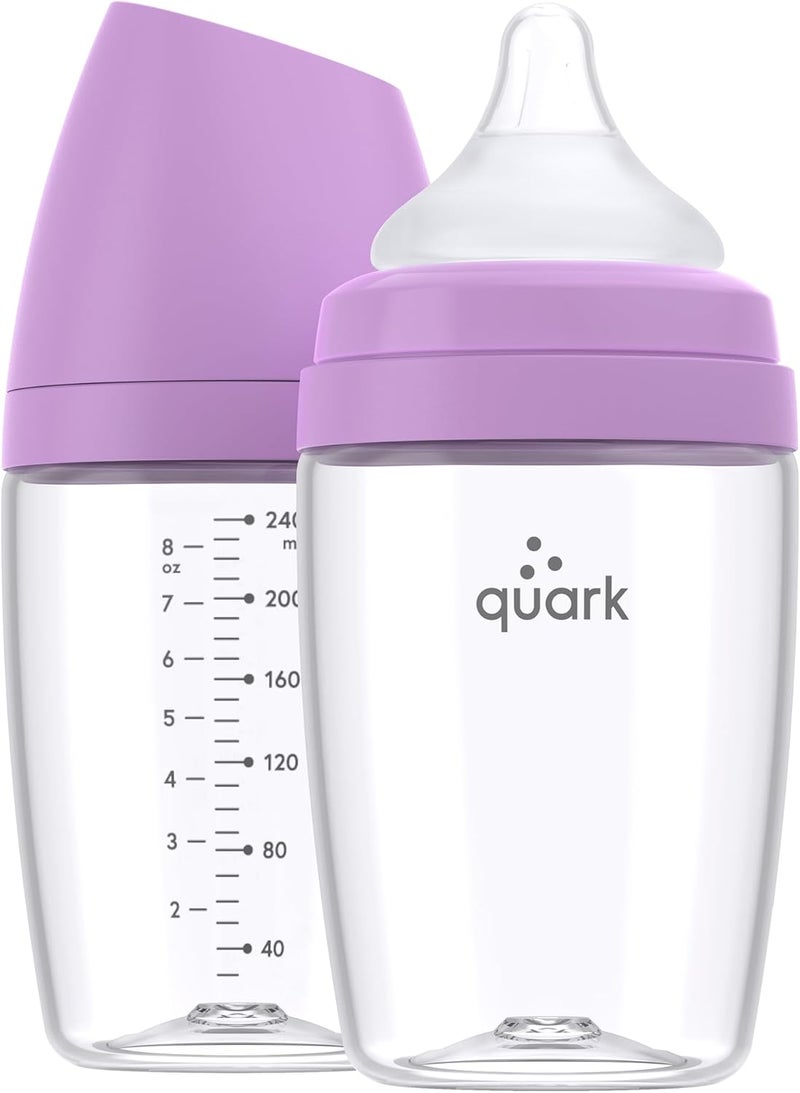 Quark BuubiBottle Max Slow Flow Baby Bottle - 2 Pack - Image 1