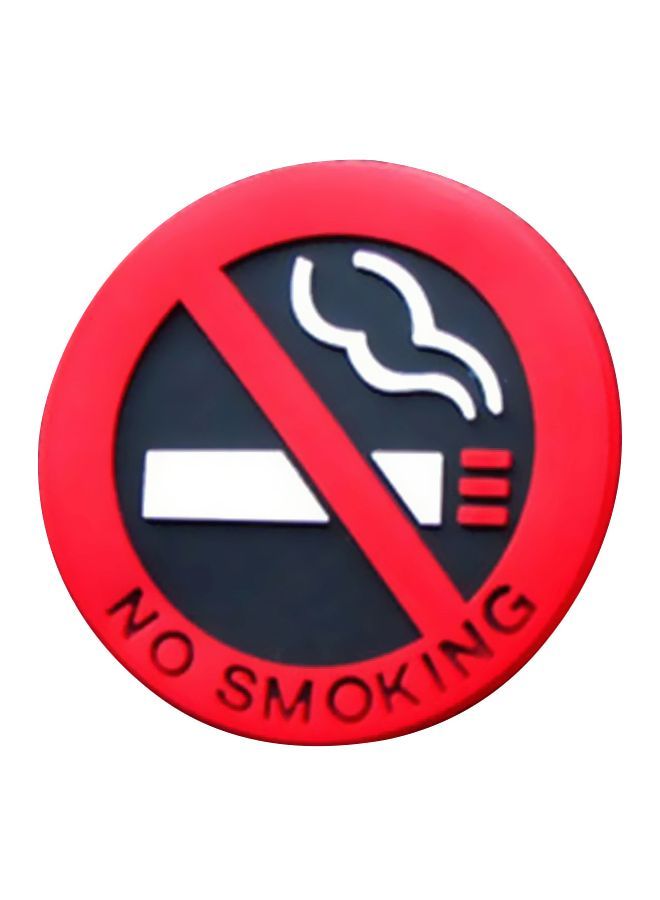 NIBEMINENT 5-Piece No Smoking Warning Car Sticker - Image 1