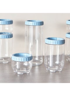 Home Box مجموعة ج jars من سبيكتر 7 قطع تخزين وه stacking 10 × 25 × 10 سم  - Image 3