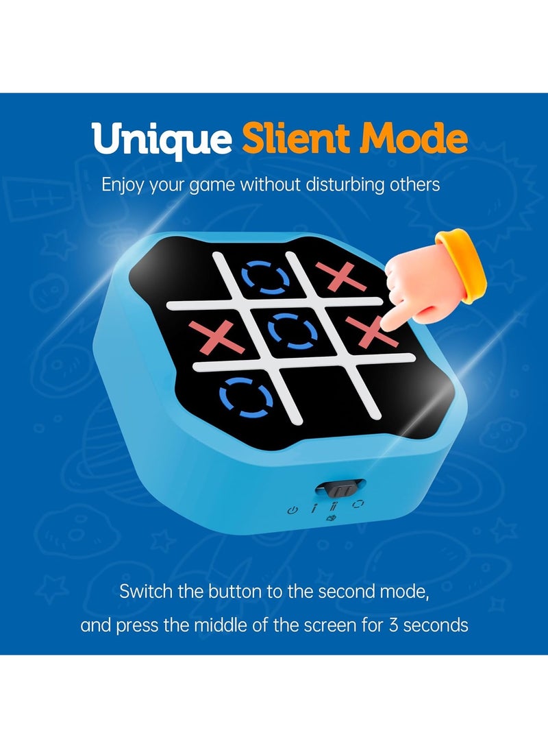 general Children's Handheld Game, 3-in-1 Electronic Tic-Tac-Toe Toy with Memory Challenge and Silent Mode, Fun Gift for Boys and Girls - Image 4