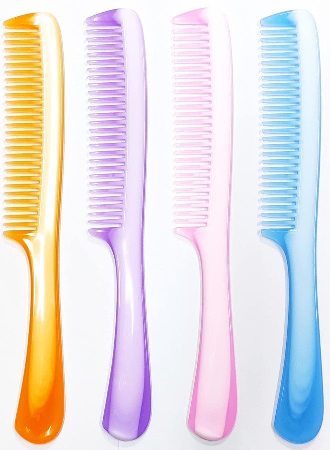 Maple Dressing Detangling Handle Printed Hair Comb Combo Set for Men,Women Snow White Multicolour, Pack of 4 - Image 1