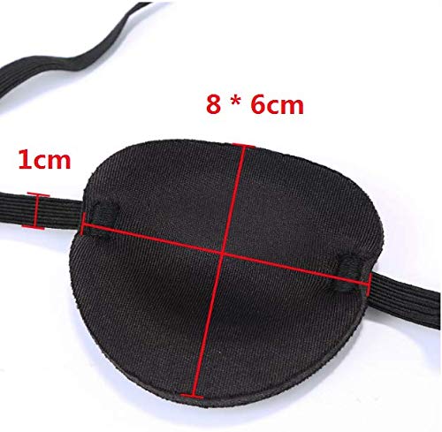 Aeyistry Adjustable Eye Patches For Adults Or Kids For Lazy Eye Amblyopia Strabismus(Black) - Image 3