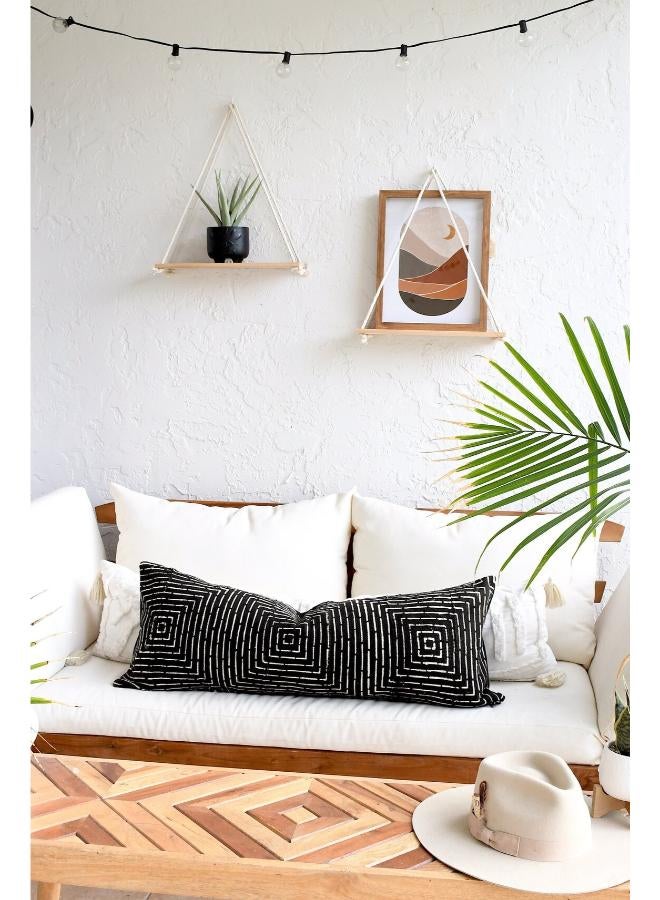 Antikiano Wooden Wall Shelf, Macrame Shelf, Living Room Decor, Stand Bookshelf. - Image 2