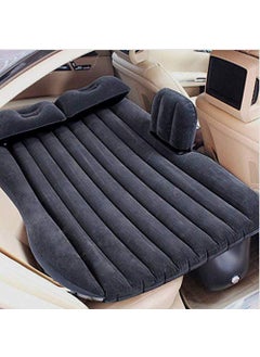 SIYA INFOTECH SIYA INFOTECH CARBED Car Inflatable Mattress Air Bed with Pump Black  - Image 2