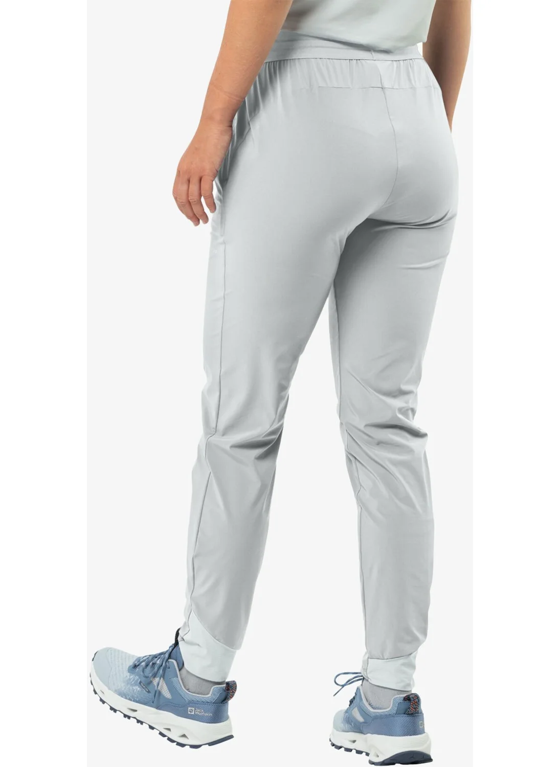 جاك ولفسكن Prelight Chill Women's Gray Outdoor Trousers 1508961-6709