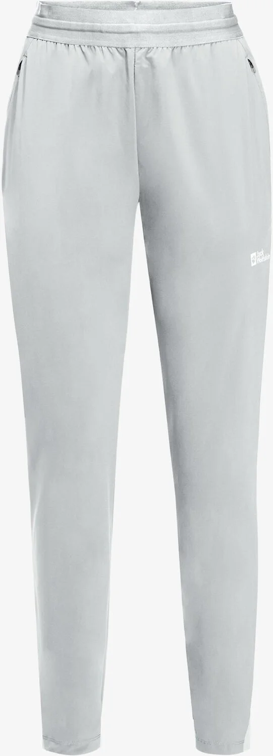 جاك ولفسكن Prelight Chill Women's Gray Outdoor Trousers 1508961-6709