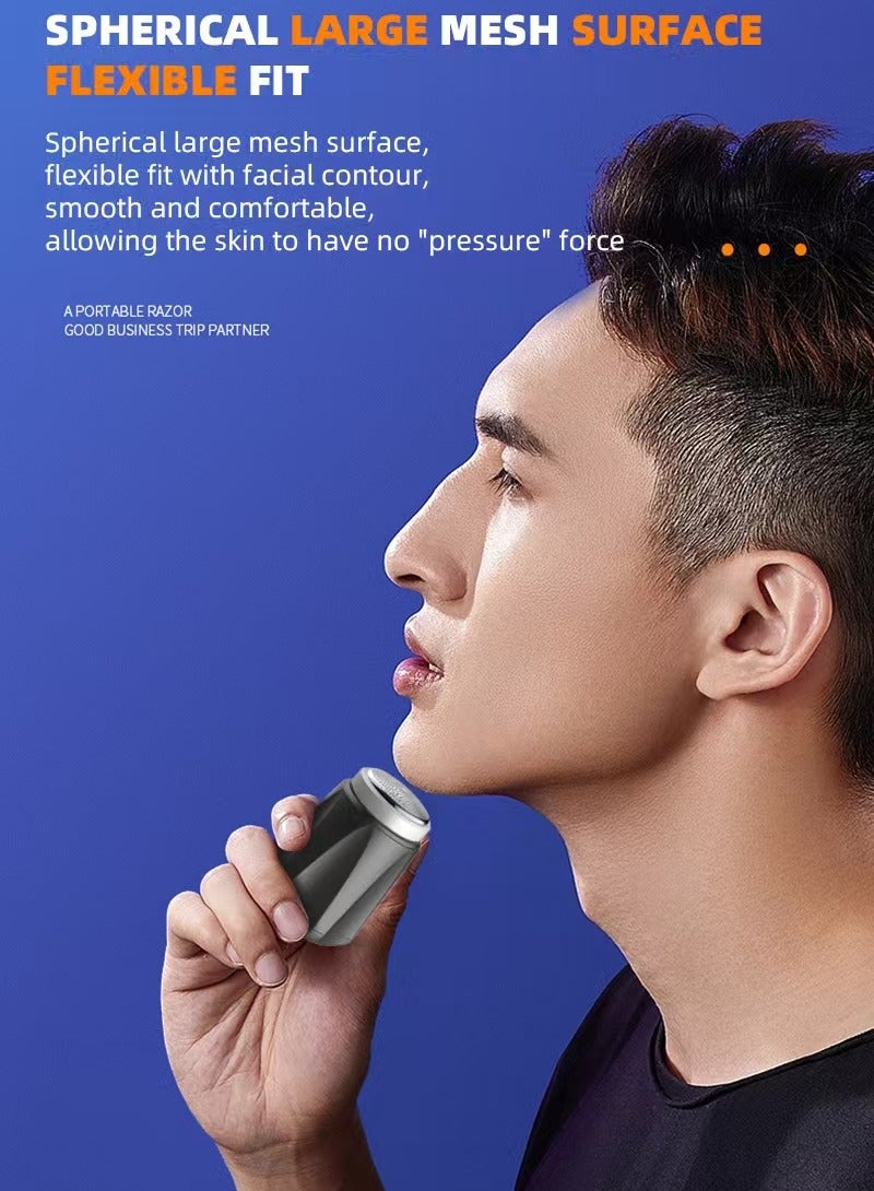 Generic Portable Electric Razor Rechargeable Waterproof Mini Shaver for Men, Perfect for Home and Travel  - Image 1
