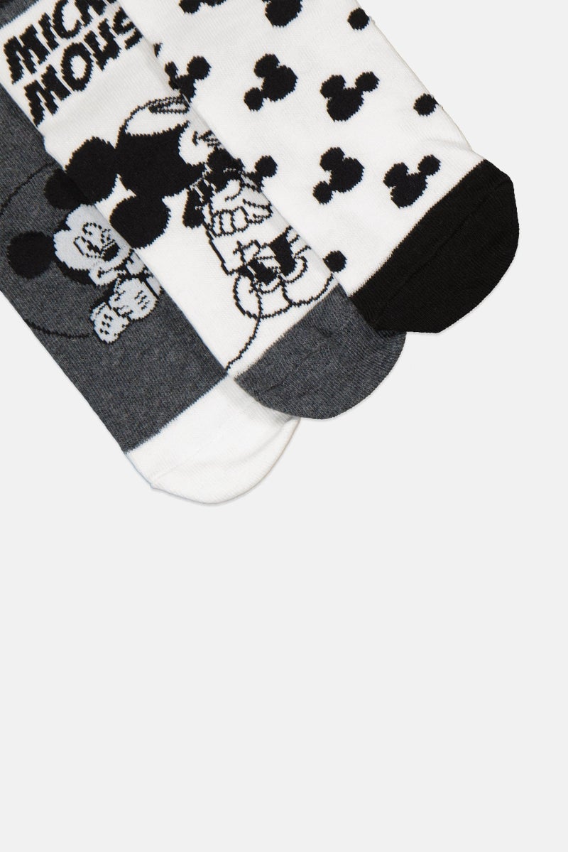 Disney Kids Boy 3 Pairs Socks, Multicolor  - Image 4