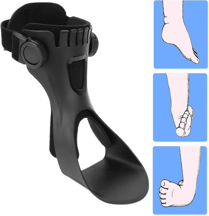 comfrt Drop Foot Brace Orthosis Ankle Brace Support with Comfortable Inflatable Airbag for Hemiplegia Stroke Shoes Walking Foot Stabilizer(Left and Right Foot, S,M,L,XL)(XL-Left) - Image 5