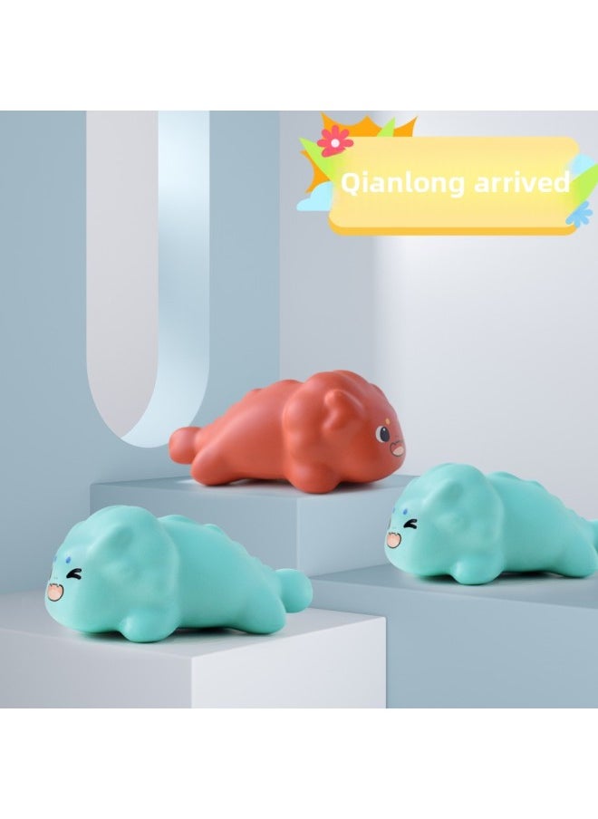 null - Squishy Slow Rebound Cute Dragon Toy Arrival IIFAN Fulong Sensory Development PU Material For Children Under 14 Years Old-Specifications:Outlet Fulong (Blue) - Image 1