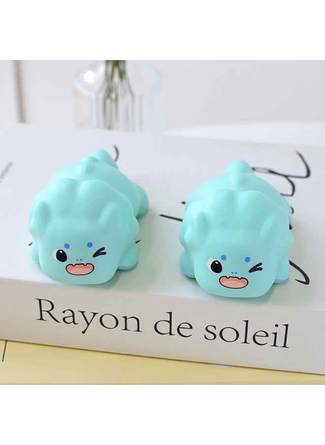 null - Squishy Slow Rebound Cute Dragon Toy Arrival IIFAN Fulong Sensory Development PU Material For Children Under 14 Years Old-Specifications:Outlet Fulong (Blue) - Image 1