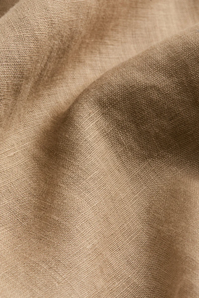 H&M  Washed linen dressing gown  | Best Price UAE