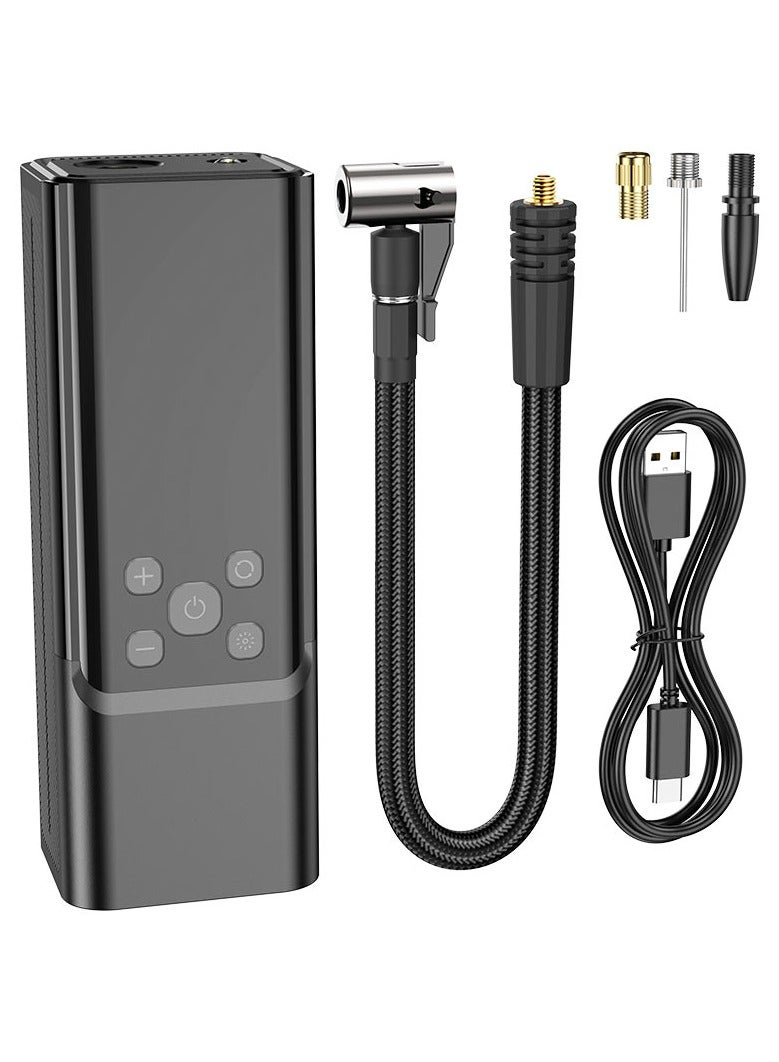 هوكو مضخة هواء كهربائية ٢ في ١ مع بنك طاقة - ضاغط محمول للسيارة والدراجة والكرة | ZP7 - Image 2