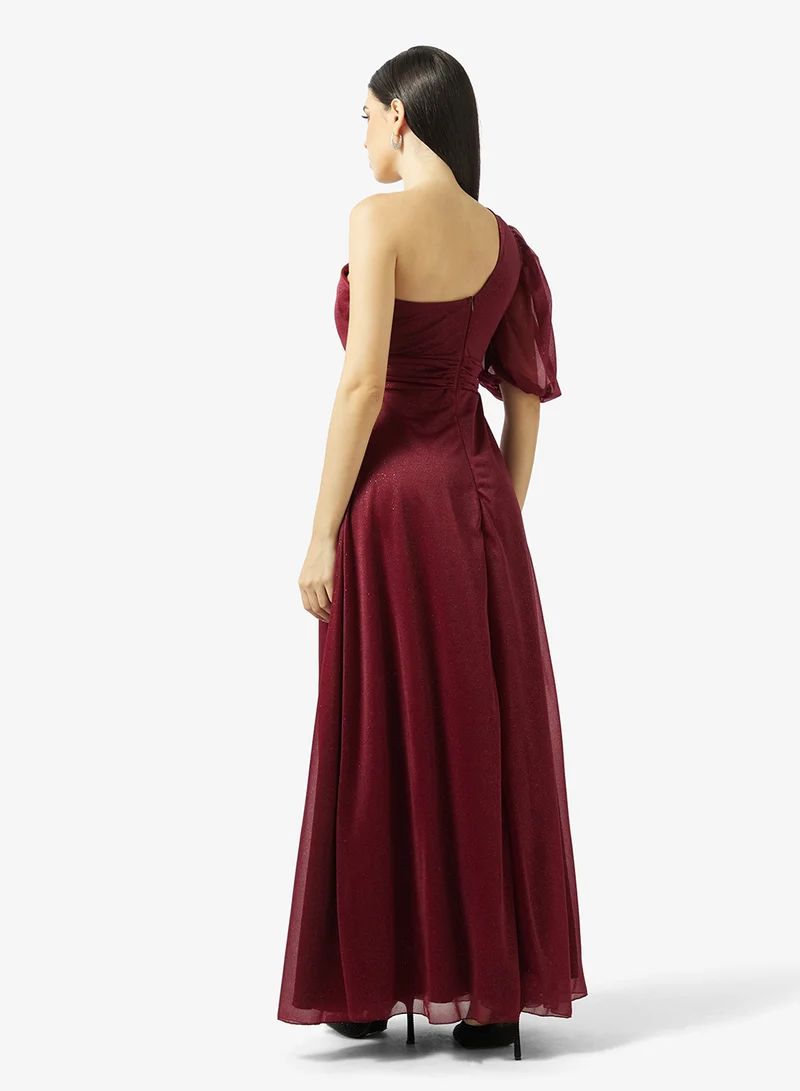Ella Limited Edition One Shoulder Puff Sleeve Dress