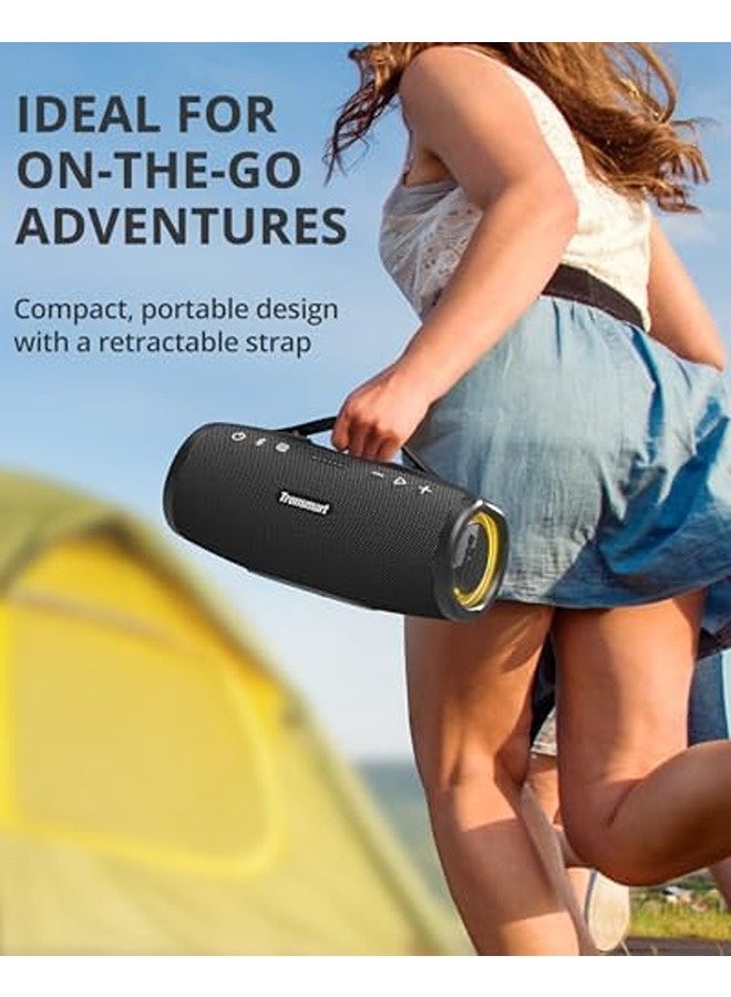 Tronsmart Mirtune S100 Portable Bluetooth Speaker – 50W Powerful Sound with Punchy Bass & Clear Treble, 20H Playtime, IPX7 Waterproof, Retractable Handle, Custom EQ via App - Image 3