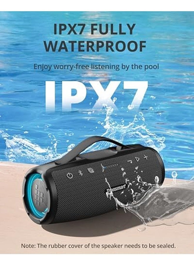 Tronsmart Mirtune S100 Portable Bluetooth Speaker – 50W Powerful Sound with Punchy Bass & Clear Treble, 20H Playtime, IPX7 Waterproof, Retractable Handle, Custom EQ via App - Image 5