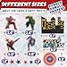 V TOWER Superhero Birthday Decorations 11Pcs Colorful Superhero Cake Topper with Bold Action Figures Sturdy Cardboard Installation Stick Easy to Use Super Hero Birthday Decorations for Boys Girls - Image 4