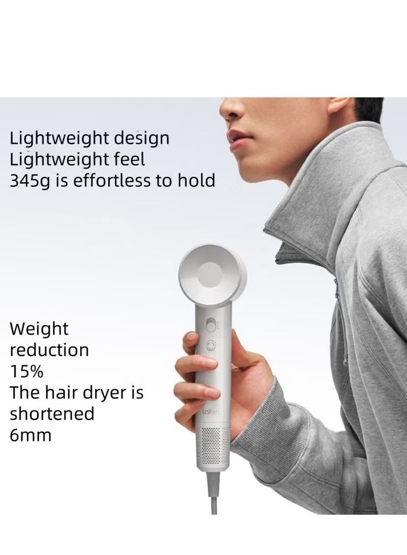 laifen Three types of constant temperature, small and strong wind speed It does not hurt the hair, the appearance is high, and the milk tea color hair dryer is high - Image 5