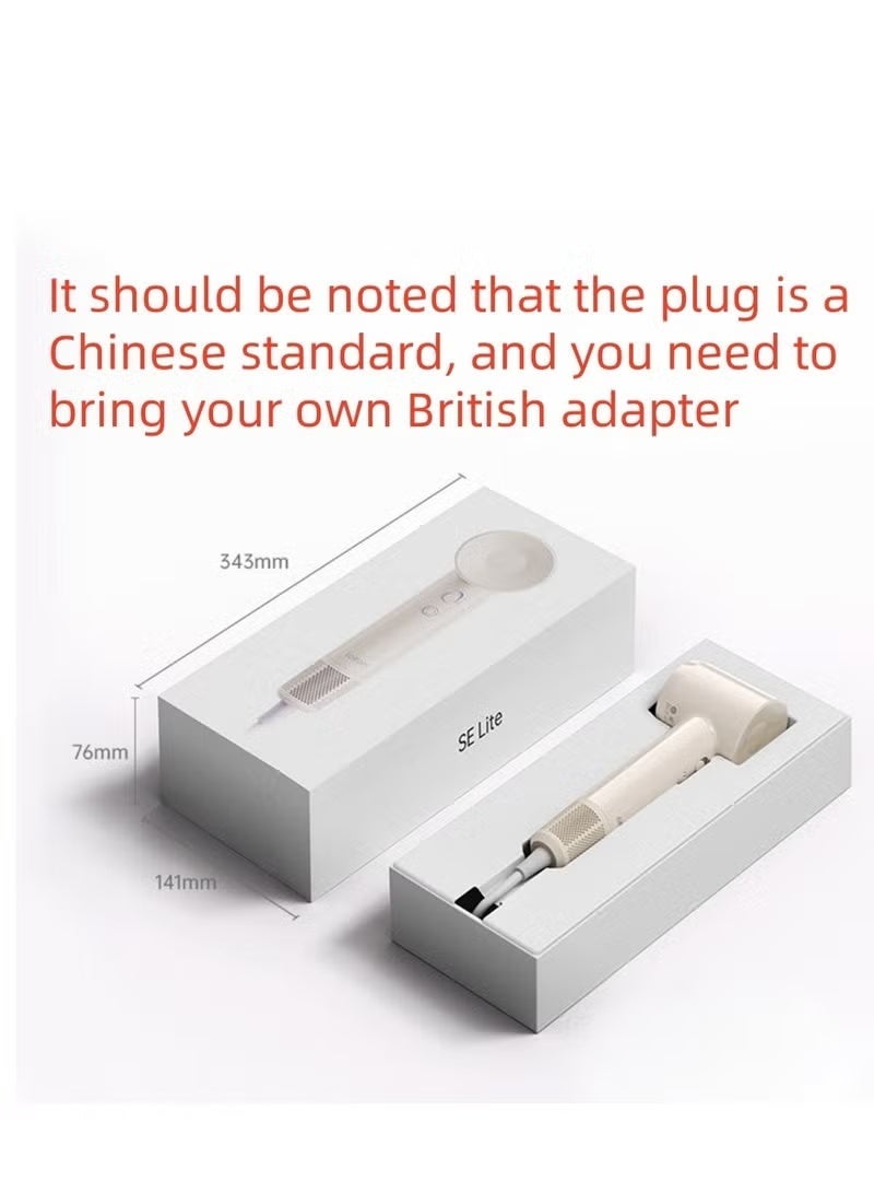 laifen Three types of constant temperature, small and strong wind speed It does not hurt the hair, the appearance is high, and the milk tea color hair dryer is high - Image 4