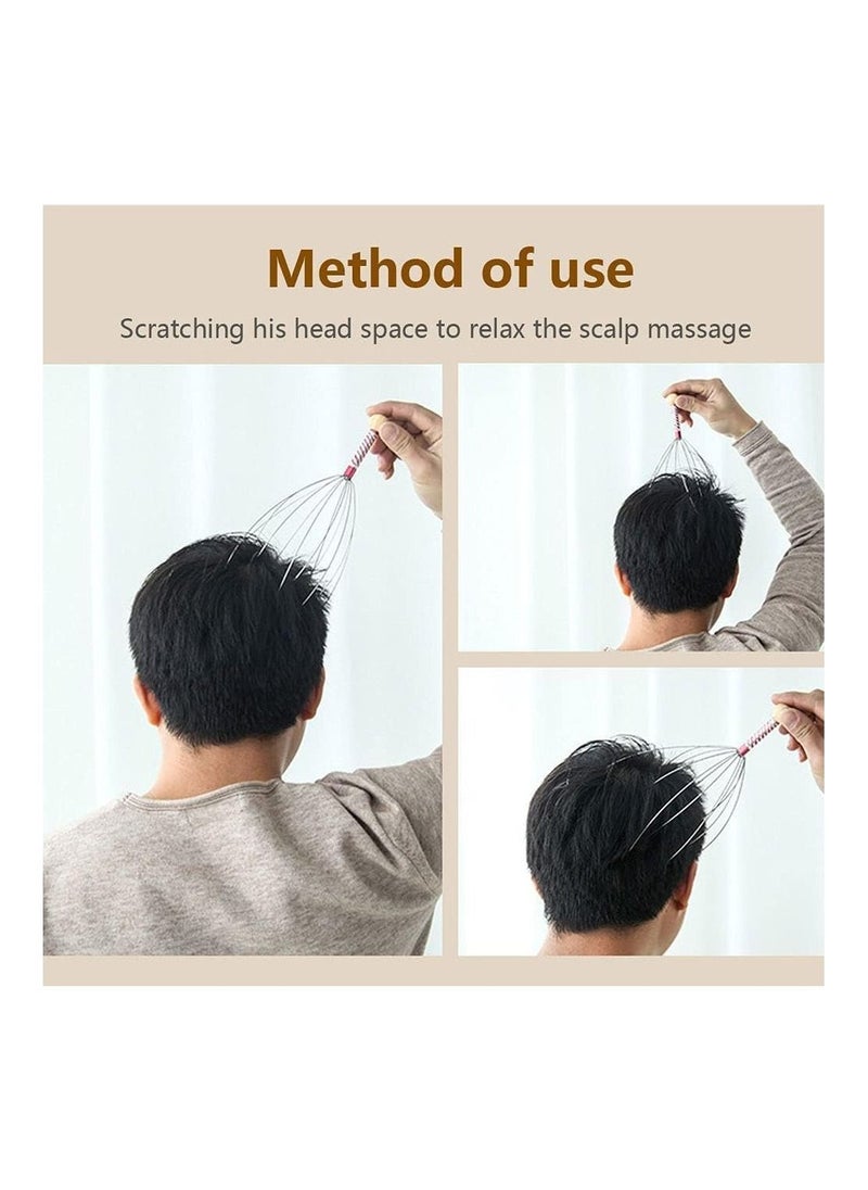 Hand Held Scalp Neck Massager