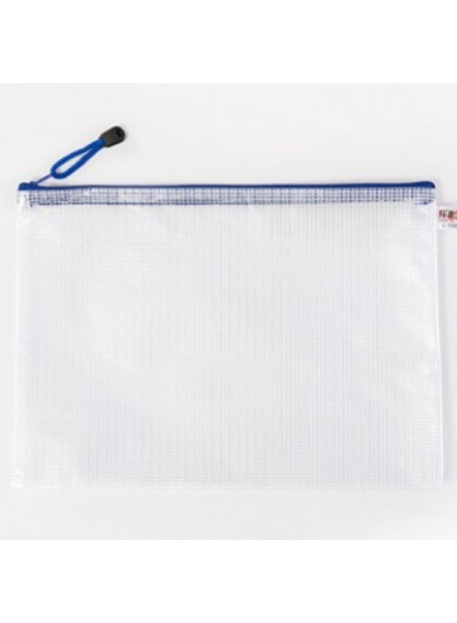 جوهان حقيبة ملفات A4 مضلعة ومبطنة متعددة المقاسات بحزام سحاب، حقيبة تخزين مكتبية، حقيبة قرطاسية طلابية للتصنيف - Image 1