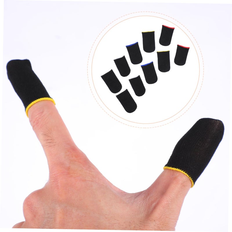 Breathable Nylon Gaming Thumb Sleeves 10Pcs Fast Drying Comfort Fit for Mobile Game - Image 5