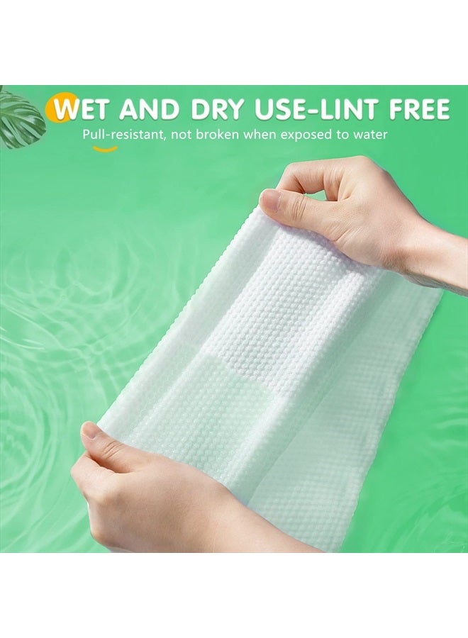 GothicBride Disposable Face Towel for Dry and Wet Use, 100% Cotton Facial Tissue, Ultra Thicked Facial Cleansing Towels, Multi-Purpose Dry Wipes for Makeup Removing, Sensitive | Baby Skincare - Image 3