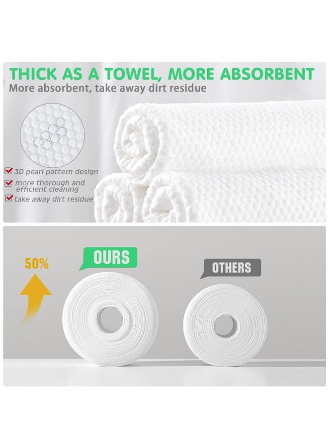 GothicBride Disposable Face Towel for Dry and Wet Use, 100% Cotton Facial Tissue, Ultra Thicked Facial Cleansing Towels, Multi-Purpose Dry Wipes for Makeup Removing, Sensitive | Baby Skincare - Image 4