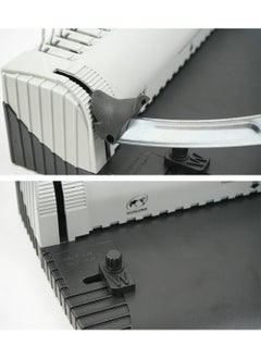Kidle Binding Machine, 21-Hole Comb Punch Binder Machine for Letter Size / A4 / A5 Paper, Easy to Punch Handle, Adjustable Margin  - Image 2