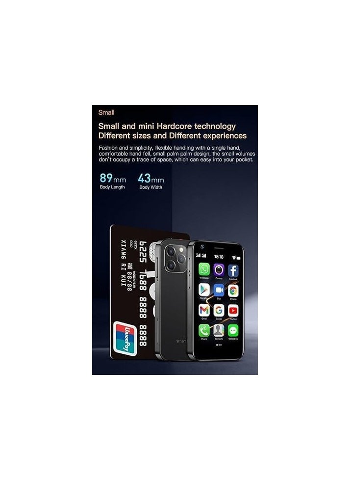 SOYES - Soyes XS15 Mini Smartphone - 3.0 Inch Display, 2GB RAM, 16GB ROM, Android 8.1, Bluetooth & Wi-Fi Enabled, Compact Android Mobile Phone - Image 1
