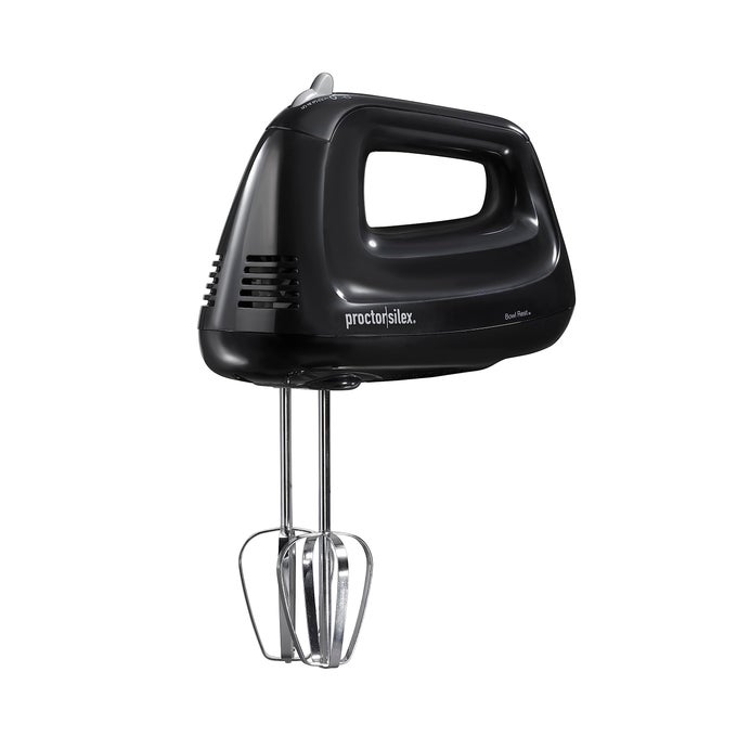 EASY MIX 5SPEED ELECTRIC HAND MIXER WITH BOWL REST COMPACT AND LIGHTWEIGHT 215 WATTS OF PEAK POWER BLACK 62511